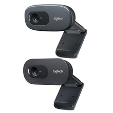 Load image into Gallery viewer, Logitech C270/C270i Webcam 720p HD Widescreen Built-in Microphone Web Camera Online Course Chatting Camera for Desktop Laptop