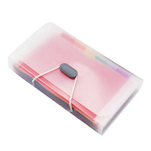 Load image into Gallery viewer, New Office A6 Expanding File Folder Wallet Organ Bag 13 Layer Rainbow Hang Rope Type Filing Products